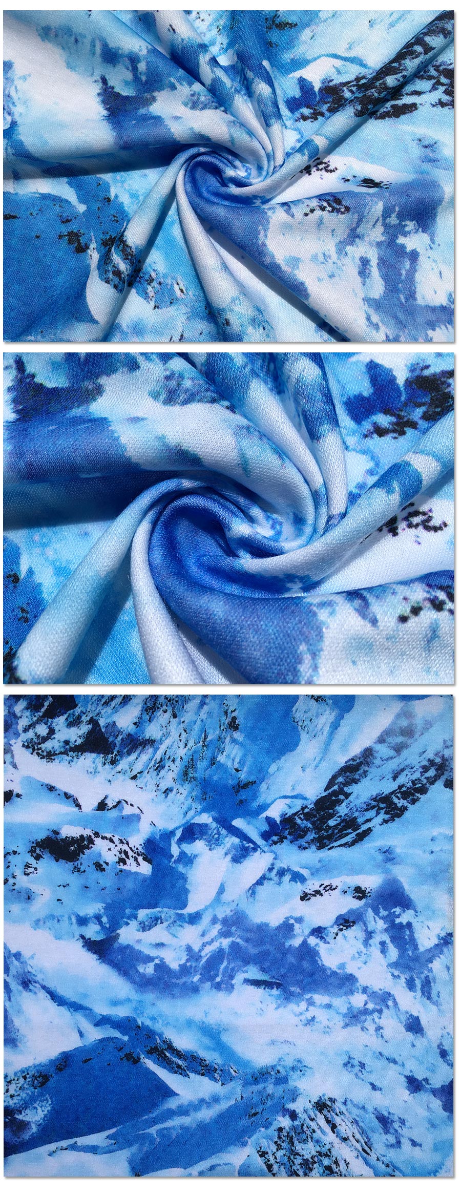 Ausgefallener gestrickter Sublimationsdruck-Polyester-Interlock